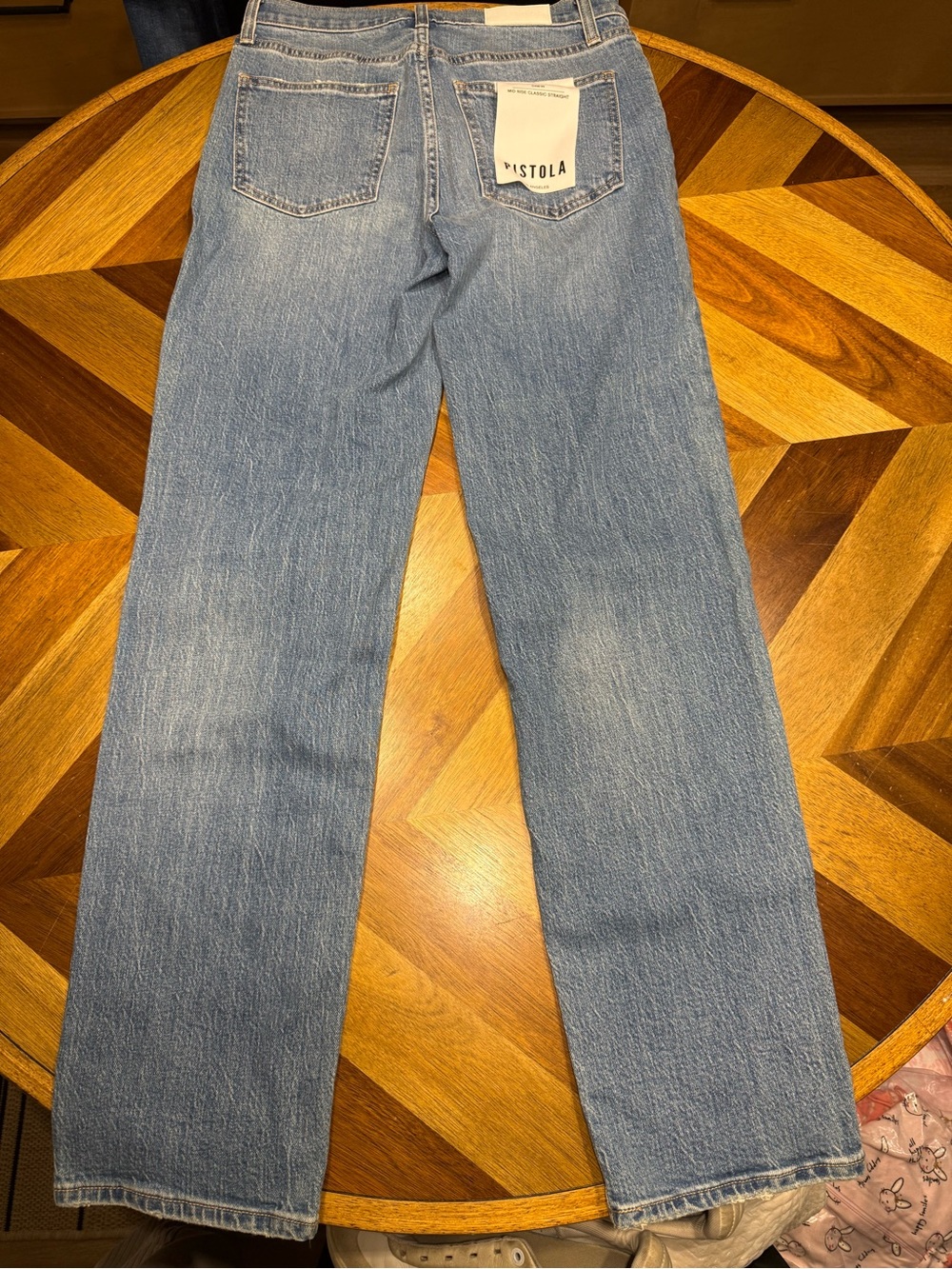 PISTOLA Drew Mid Rise Classic Straight Jeans in Ludwig size 27 new w/o all tags